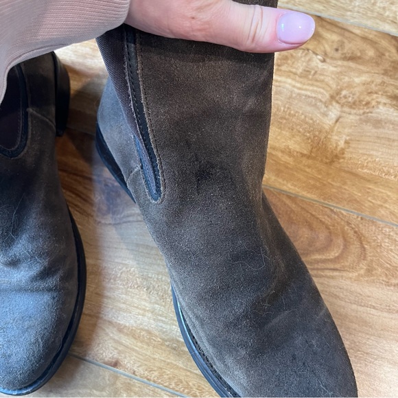 Thursday Boot Company Duchess Boot in Dark Olive Suede Size 8 - Picture 14 of 16